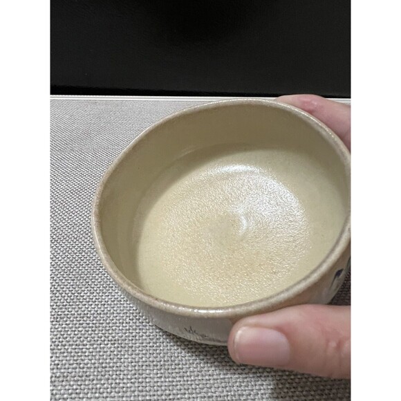 Vtg. Japanese Akahada ware tea bowl handmade Masando Oshino pottery Signed - Picture 6 of 15
